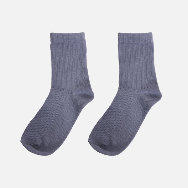 Load image into Gallery viewer, Plain purple socks for children
