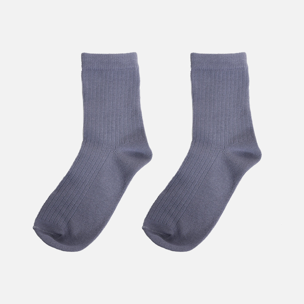 Plain purple socks for children