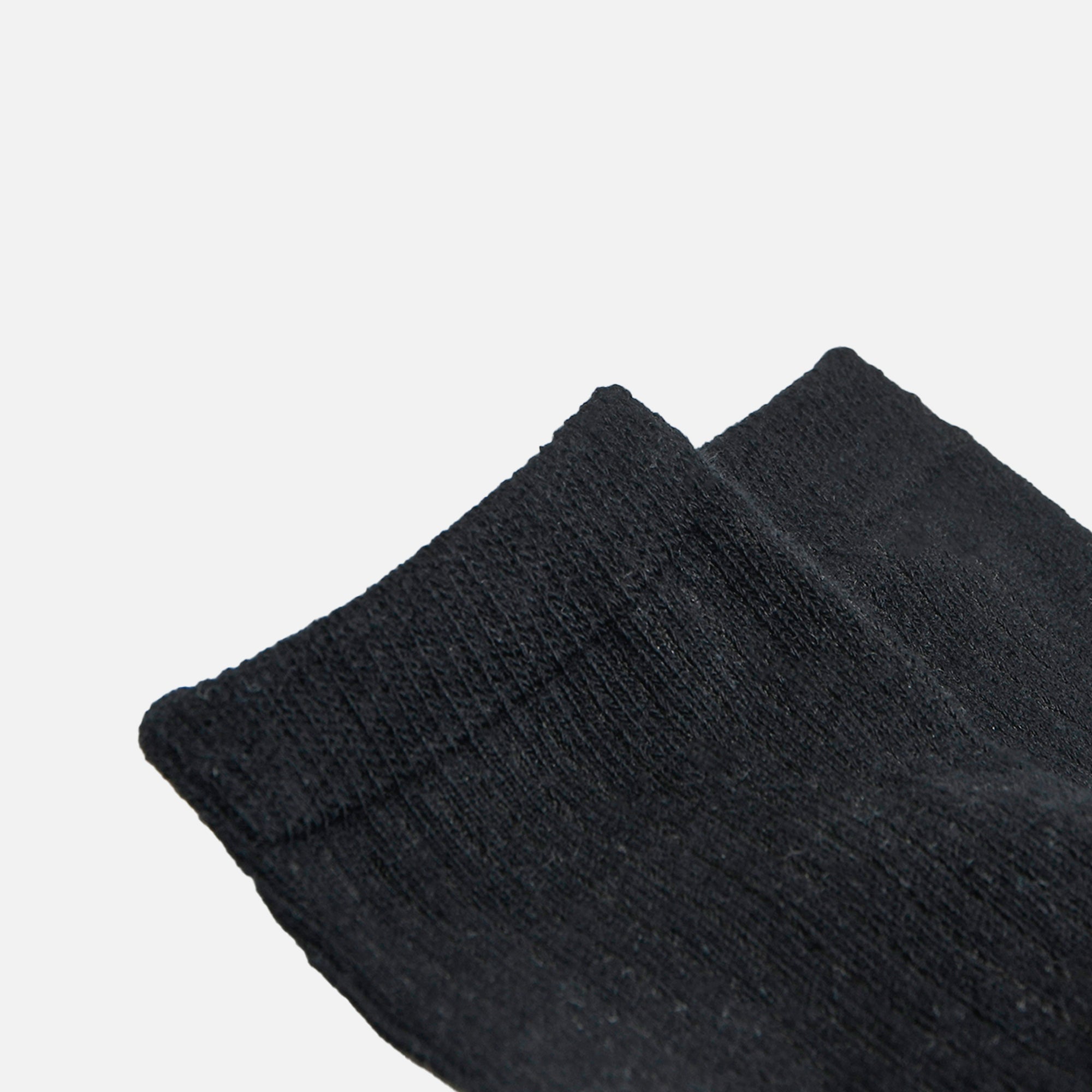 Plain black socks for children