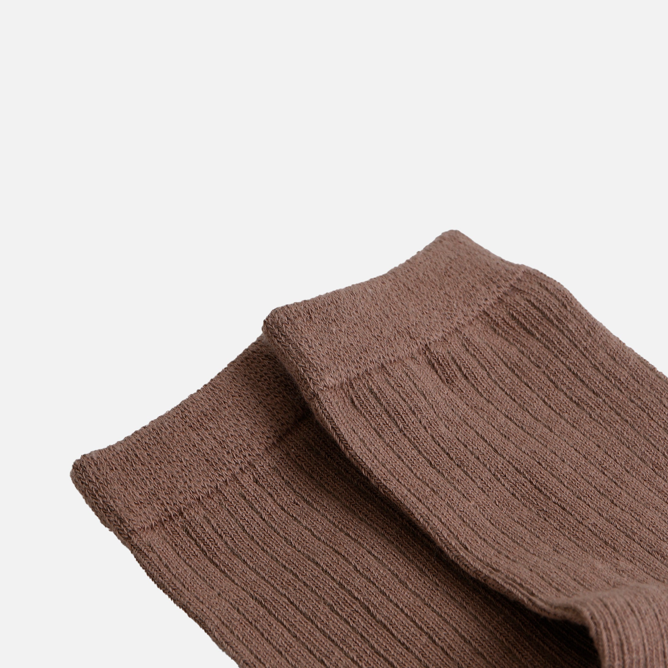 Plain taupe socks for children