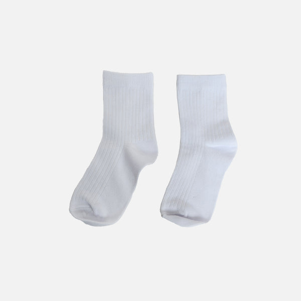 Load image into Gallery viewer, Plain white socks for children
