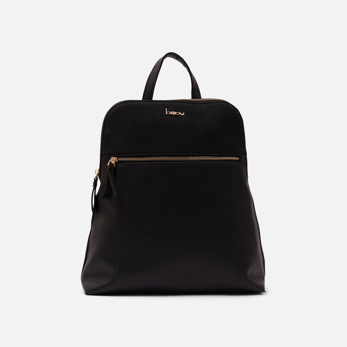 Sac à dos noir forme trapèze
