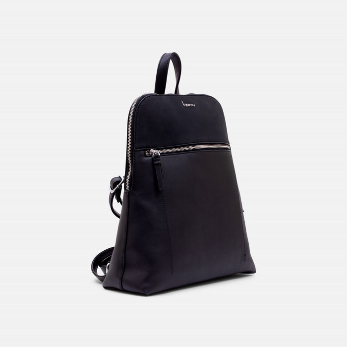 Sac à dos noir forme trapèze