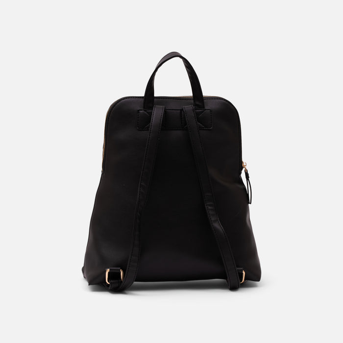 Sac à dos noir forme trapèze