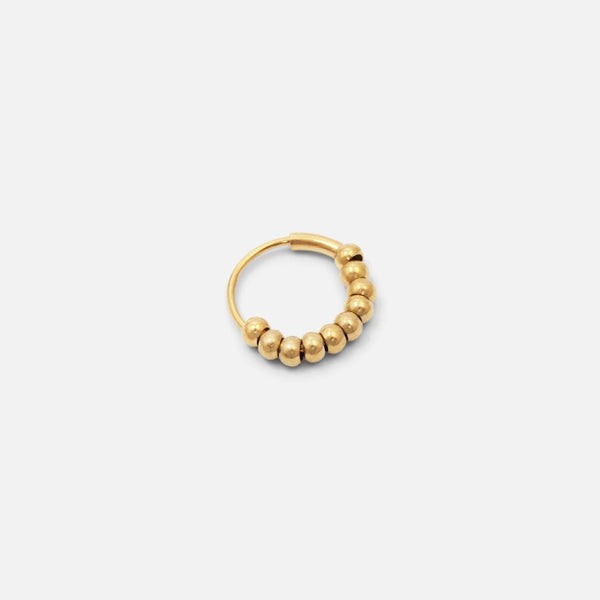 Charger l&#39;image dans la galerie, Ensemble de trois anneaux dorés pour cartilage en acier inoxydable
