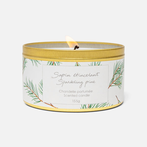 Load image into Gallery viewer, Sparkling pine scented candle
