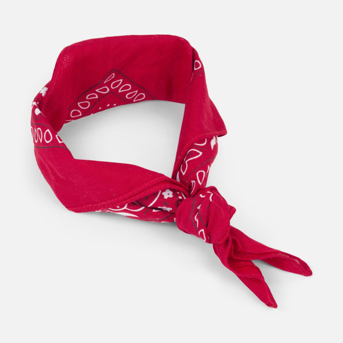 Bandeau bandana rouge