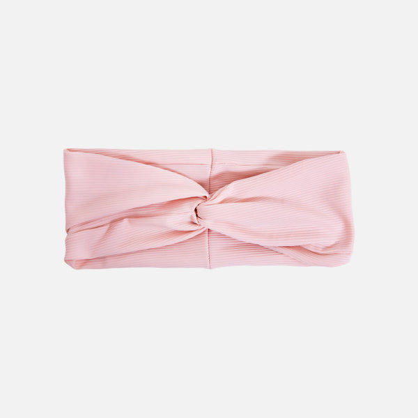 Load image into Gallery viewer, Light pink headband with knot
