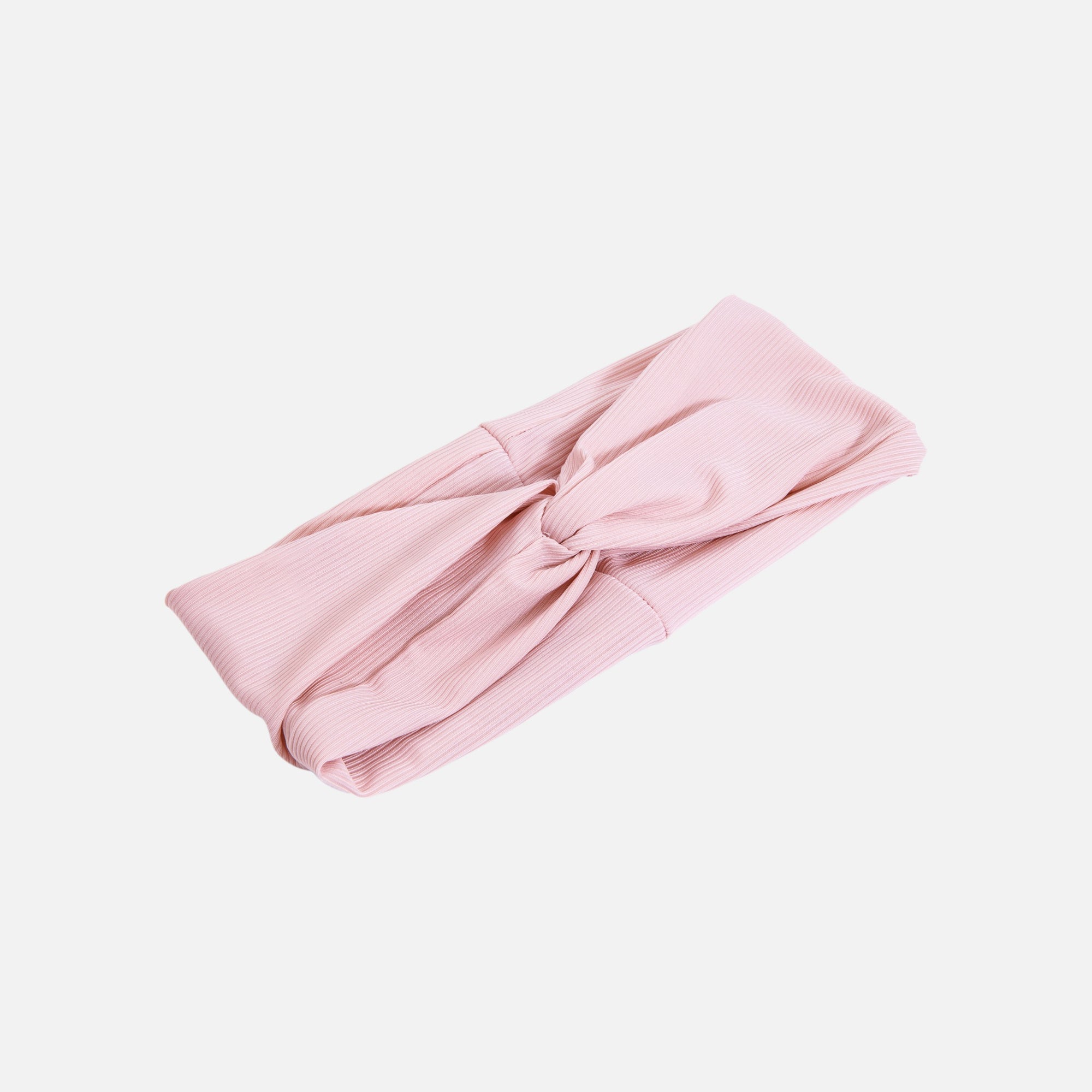 Light pink headband with knot