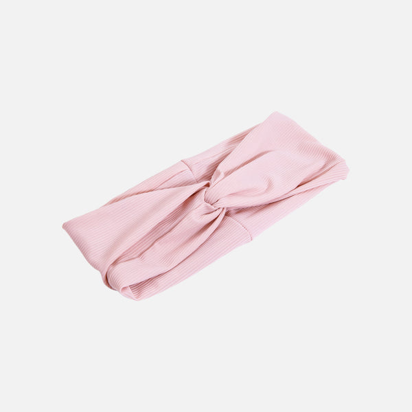 Load image into Gallery viewer, Light pink headband with knot
