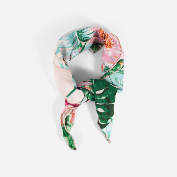 Load image into Gallery viewer, Tropical printed hair scarf
