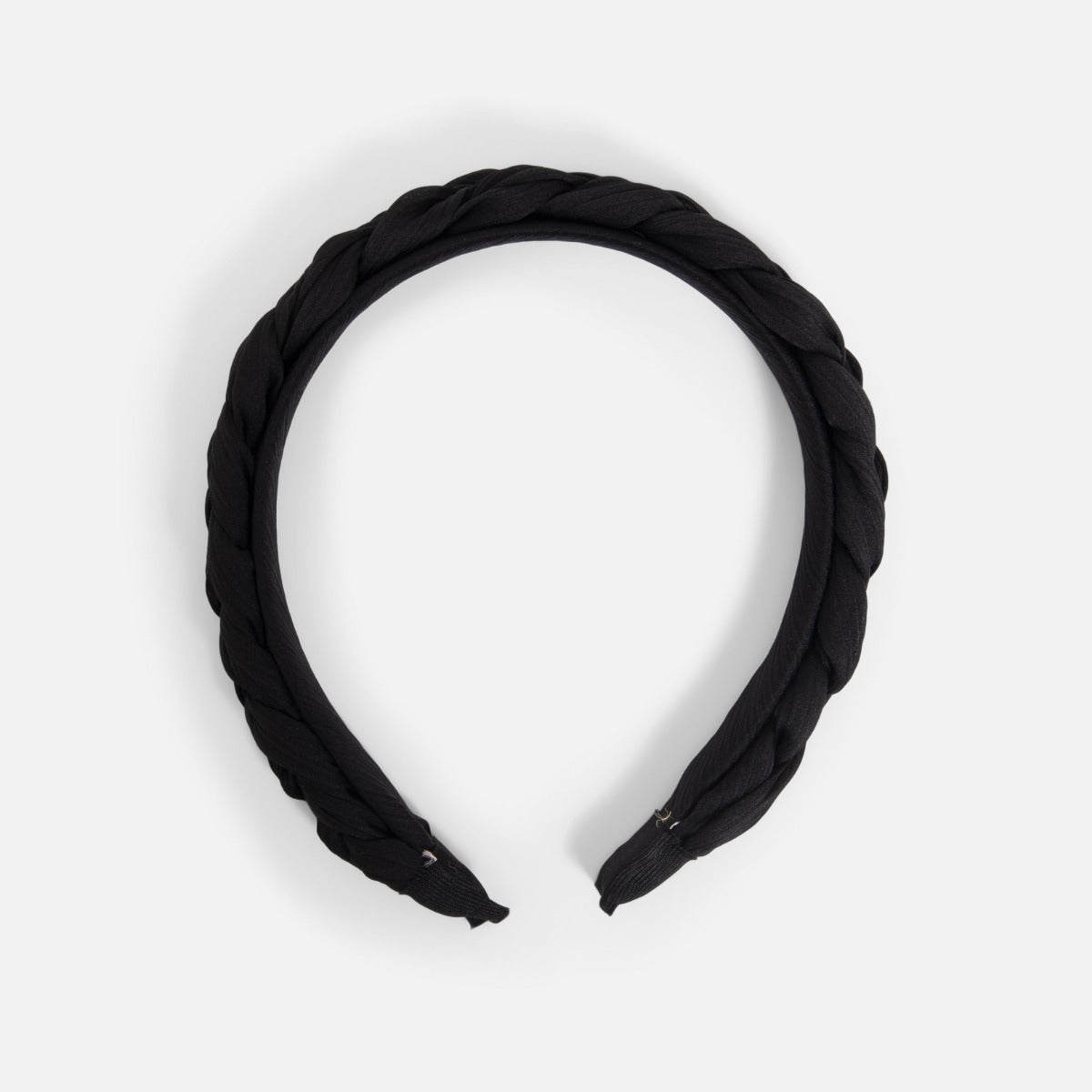 Black braided  hair hoop 