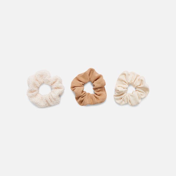 Load image into Gallery viewer, Set of beige scrunchies 
