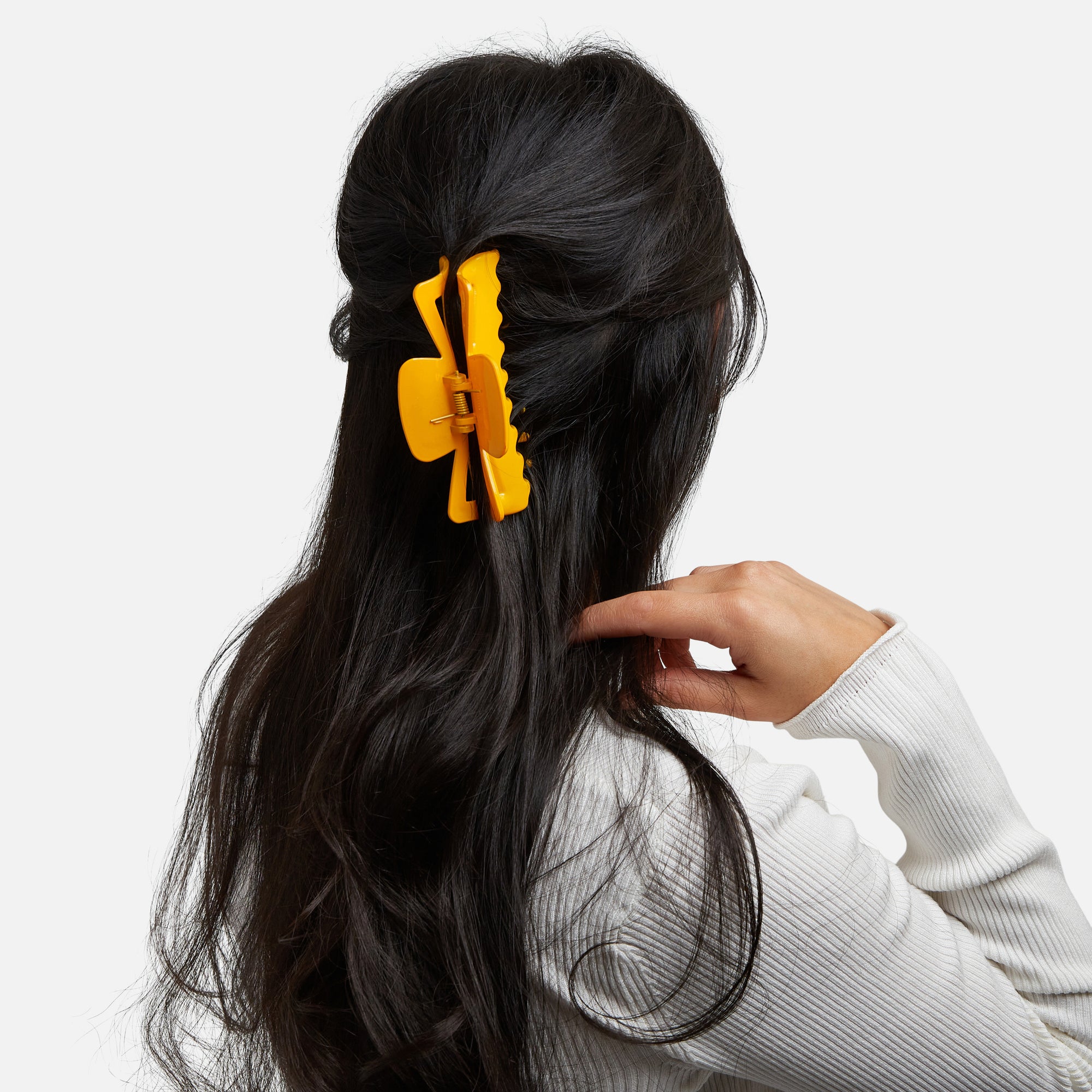 Yellow hair clip