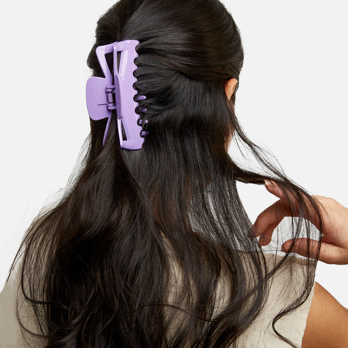 Pince à cheveux lilas