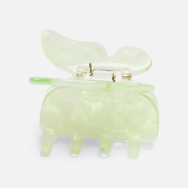 Charger l&#39;image dans la galerie, Pince à cheveux verte papillon
