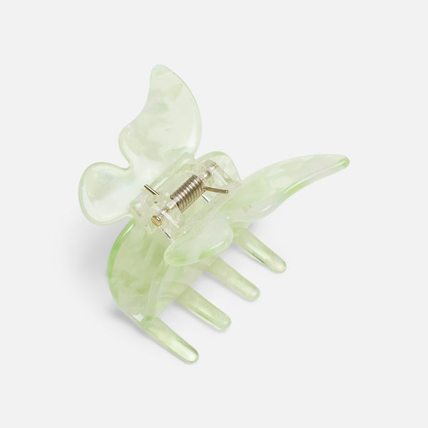 Charger l&#39;image dans la galerie, Pince à cheveux verte papillon
