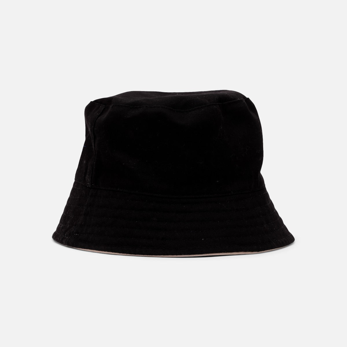 Chapeau cloche noir réversible
