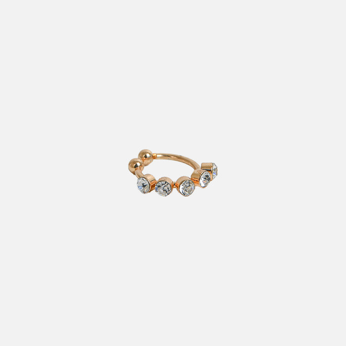Ensemble de cinq manchettes d'oreilles dorées