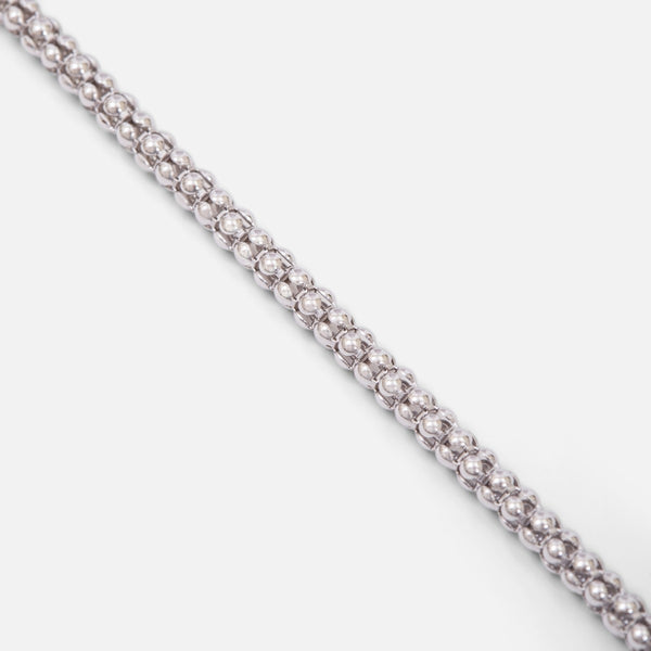 Load image into Gallery viewer, Sterling silver cord mesh ankle chain
