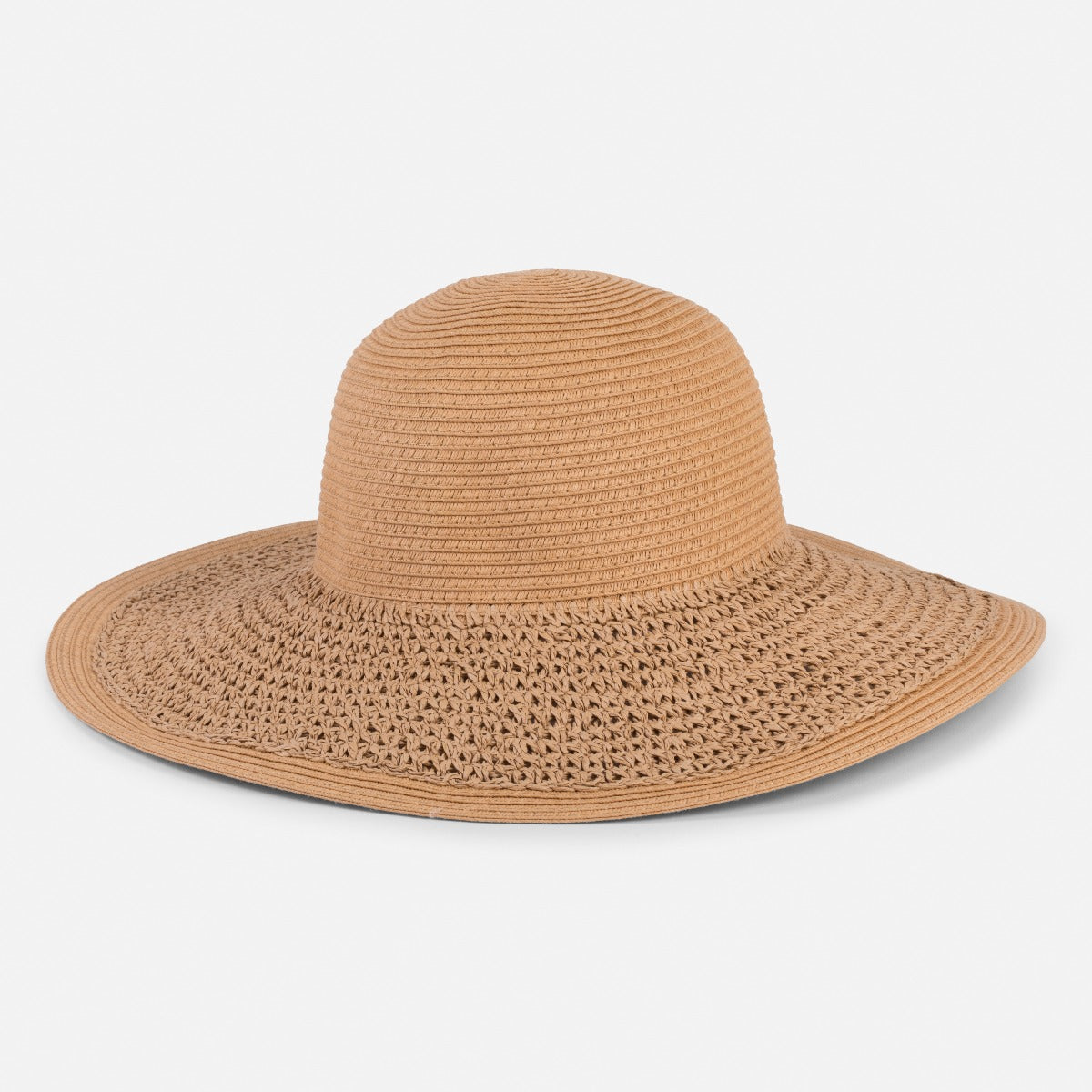 Chapeau de paille souple couleur naturelle