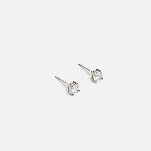 Load image into Gallery viewer, Trio of fixed silver earrings 
