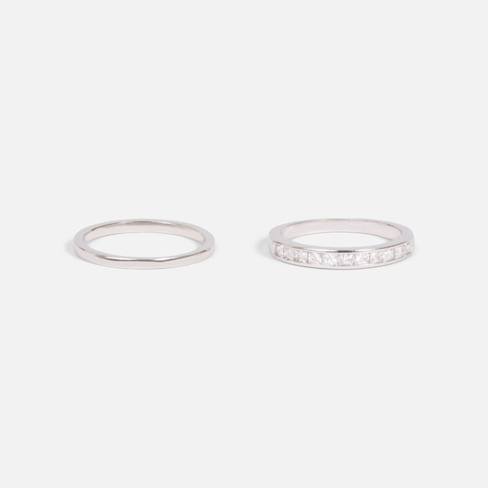 Duo of eternity rings