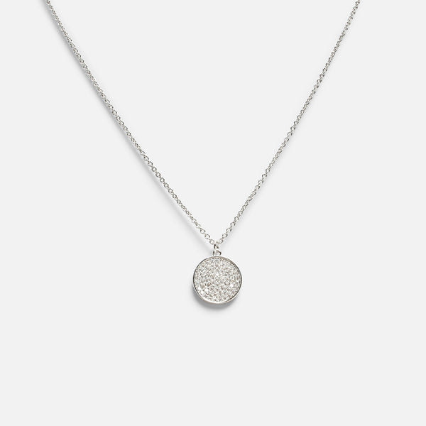 Load image into Gallery viewer, Silver pendant with medallion 
