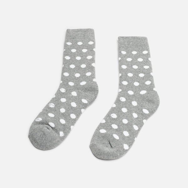 Load image into Gallery viewer, Duo grey thermal socks with koala and dots
