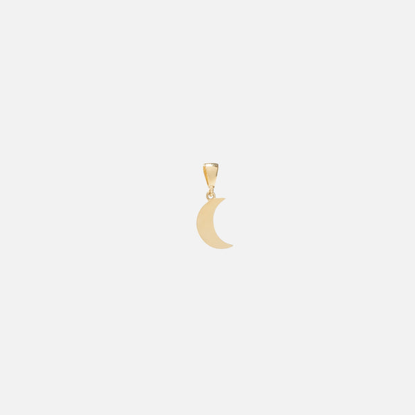 Load image into Gallery viewer, 10k yellow gold moon charm
