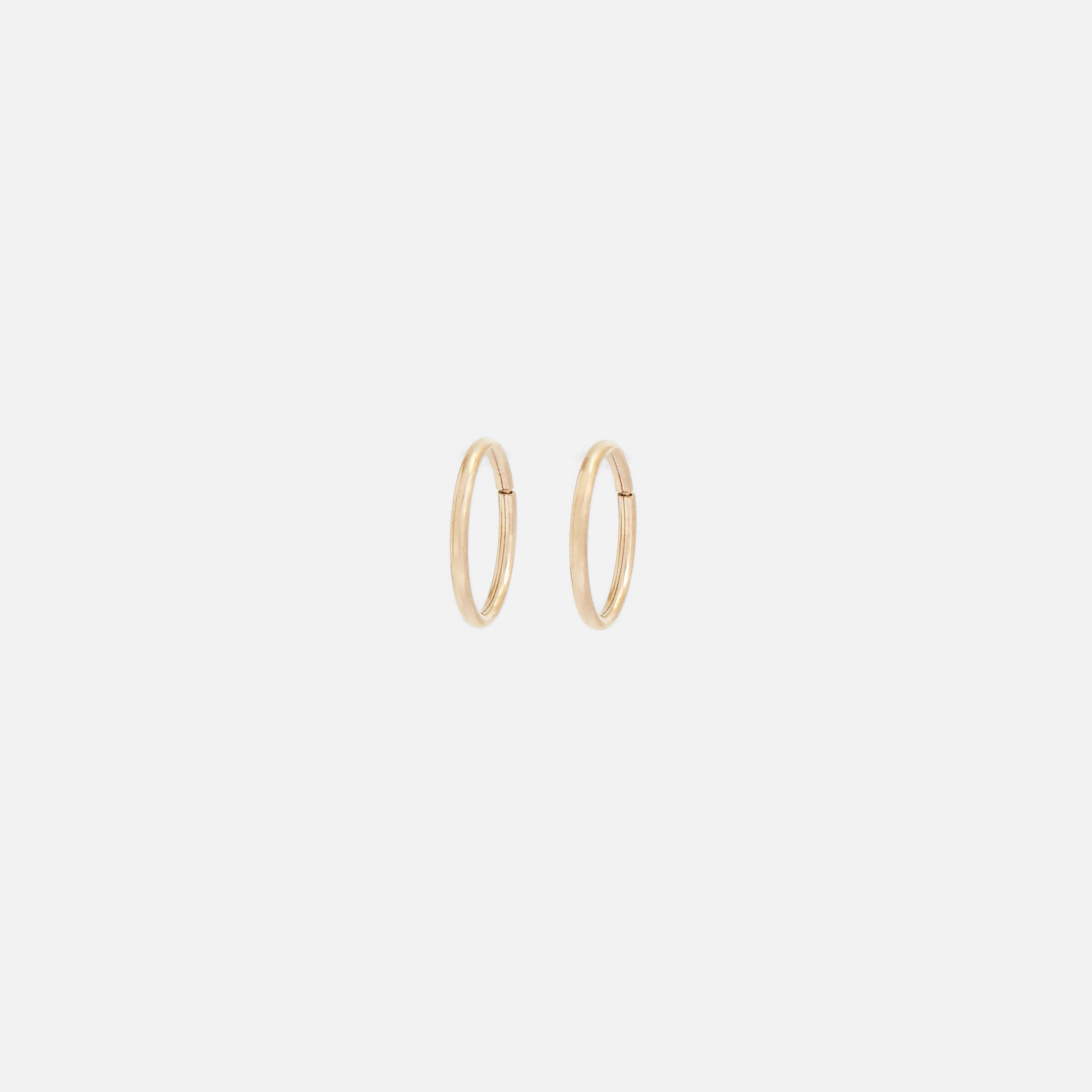 10k yellow gold small golden hoops 