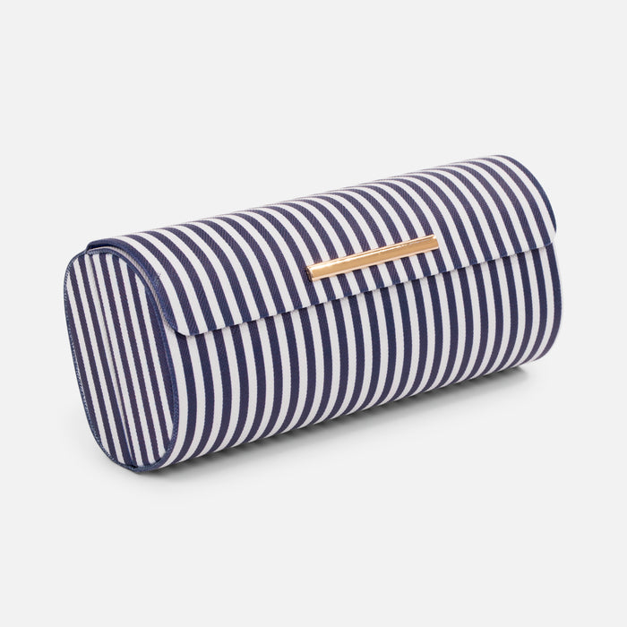 Striped sunglasses case
