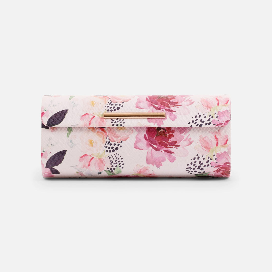 Glasses case with flowers
