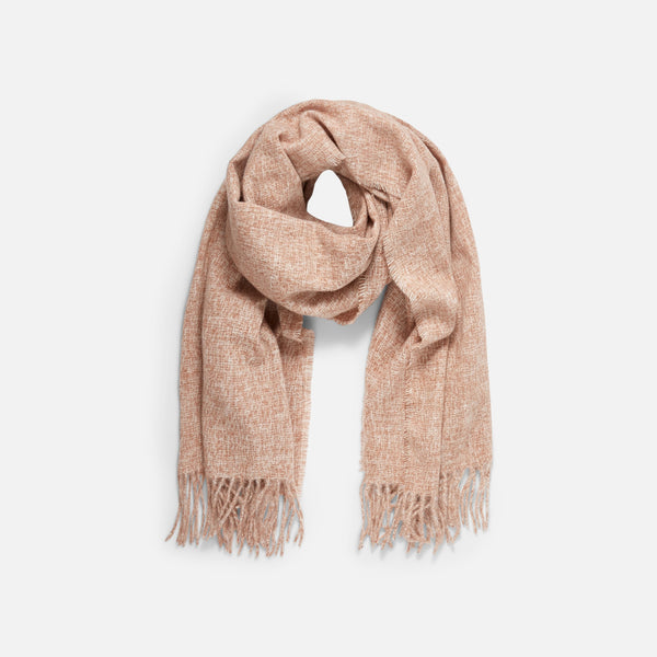 Load image into Gallery viewer, Rust ribbed scarf
