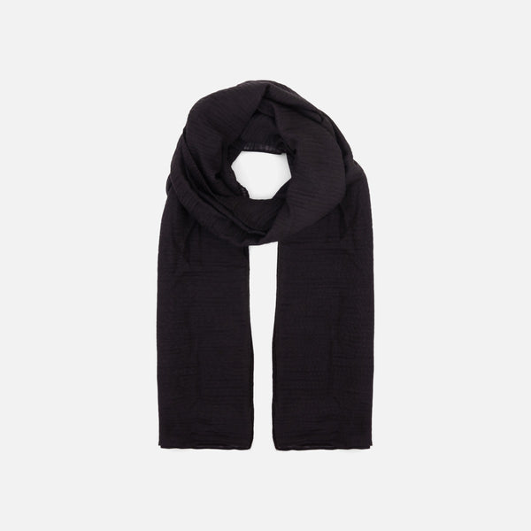 Load image into Gallery viewer, Black rectangle scarf
