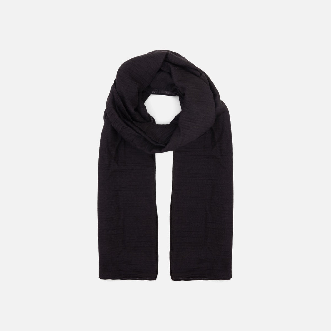 Black rectangle scarf