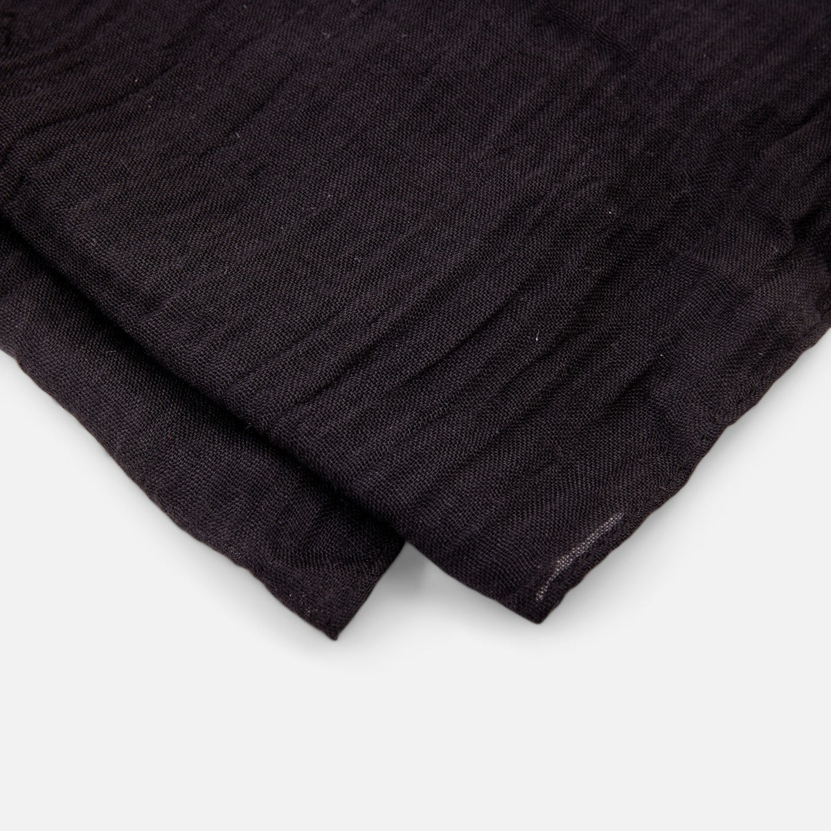 Black rectangle scarf