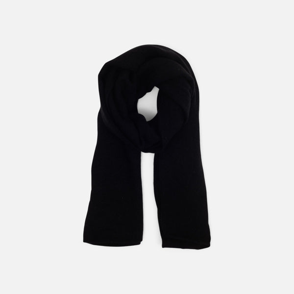 Load image into Gallery viewer, Plain light classic black scarf
