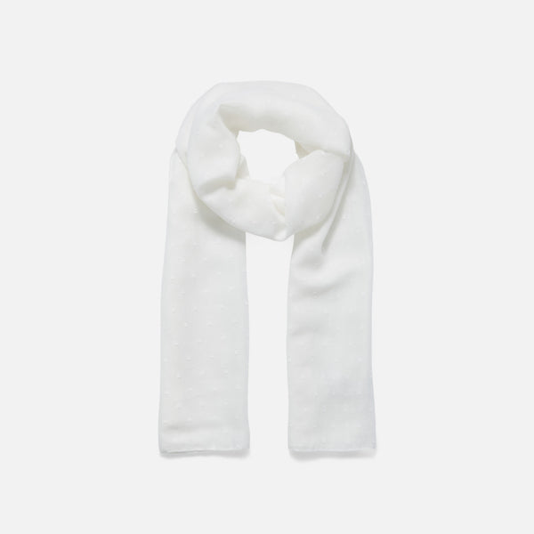 Load image into Gallery viewer, White rectangle scarf
