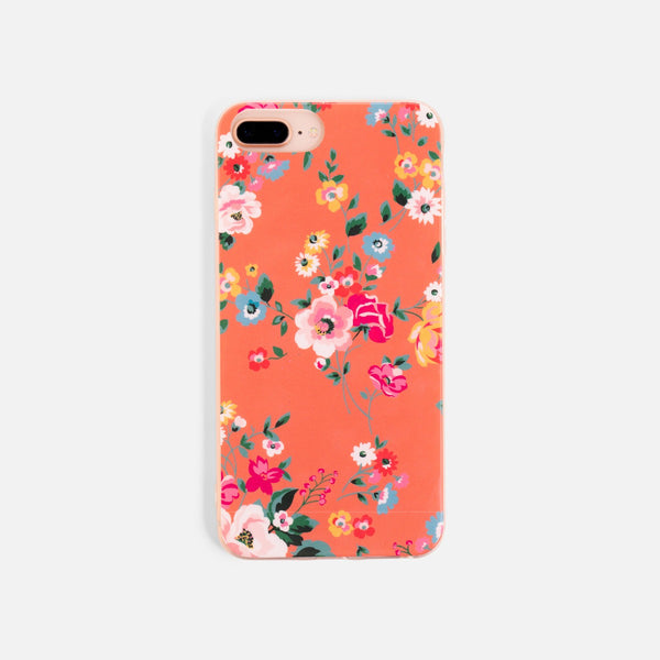Load image into Gallery viewer, Coral phone case and floral prints (iphone 7+ and 8+)

