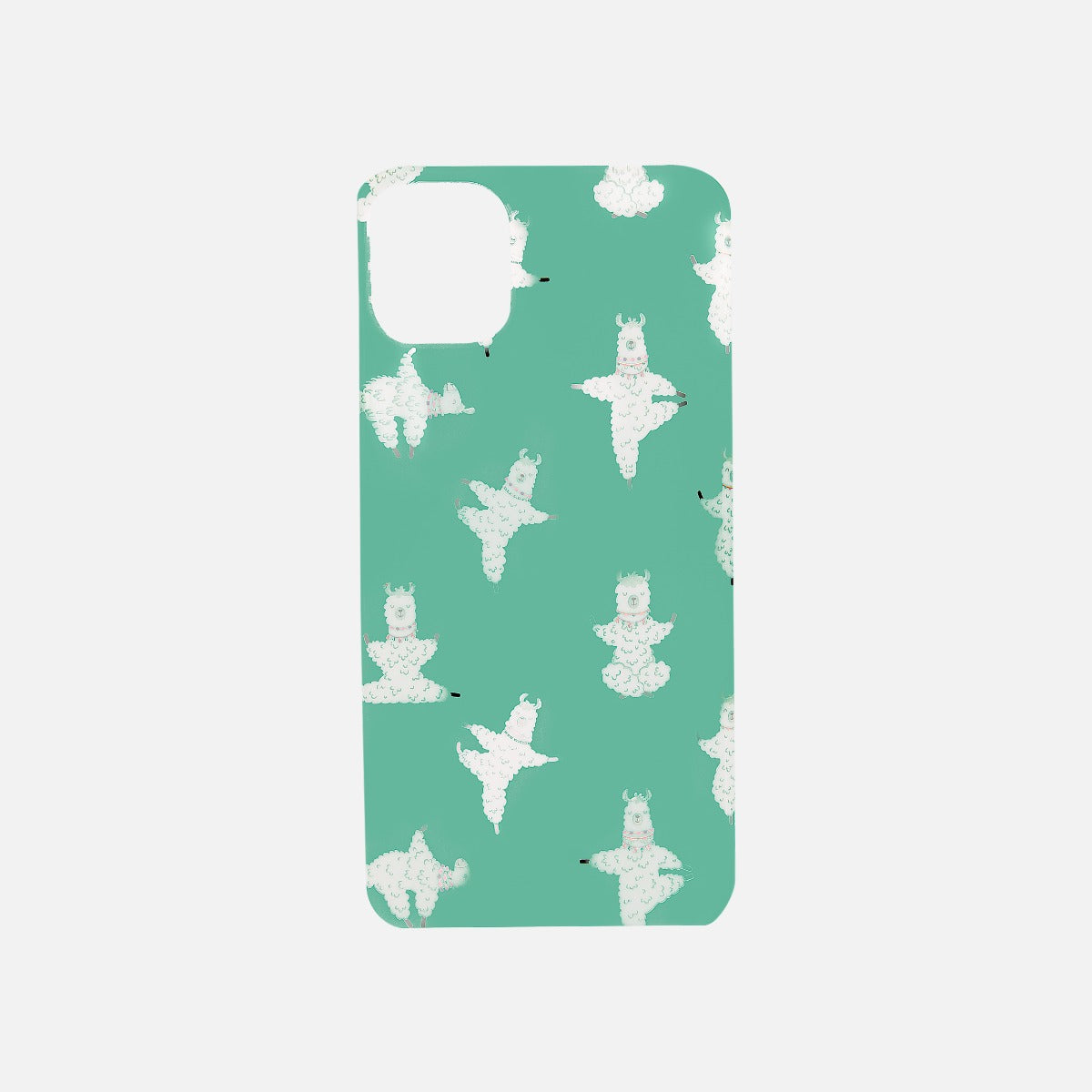 Sage iphone case with kung fu llamas