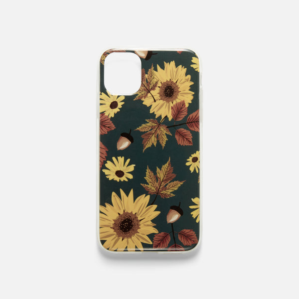 Load image into Gallery viewer, iPhone case with fall flowers
