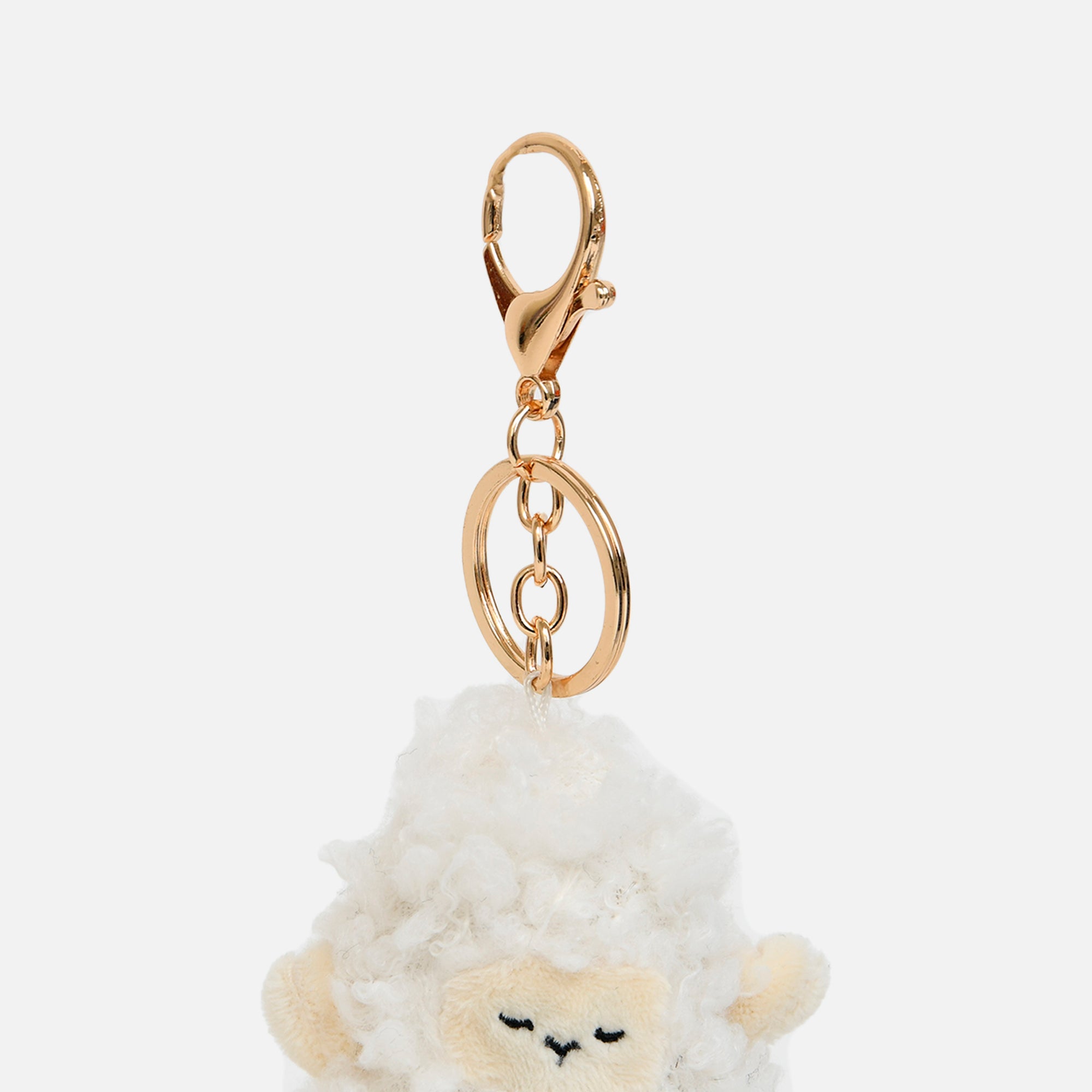 Porte-clés mouton ivoire