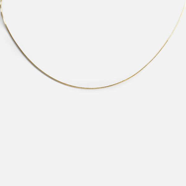 Load image into Gallery viewer, 16’’ 10k yellow gold square chain
