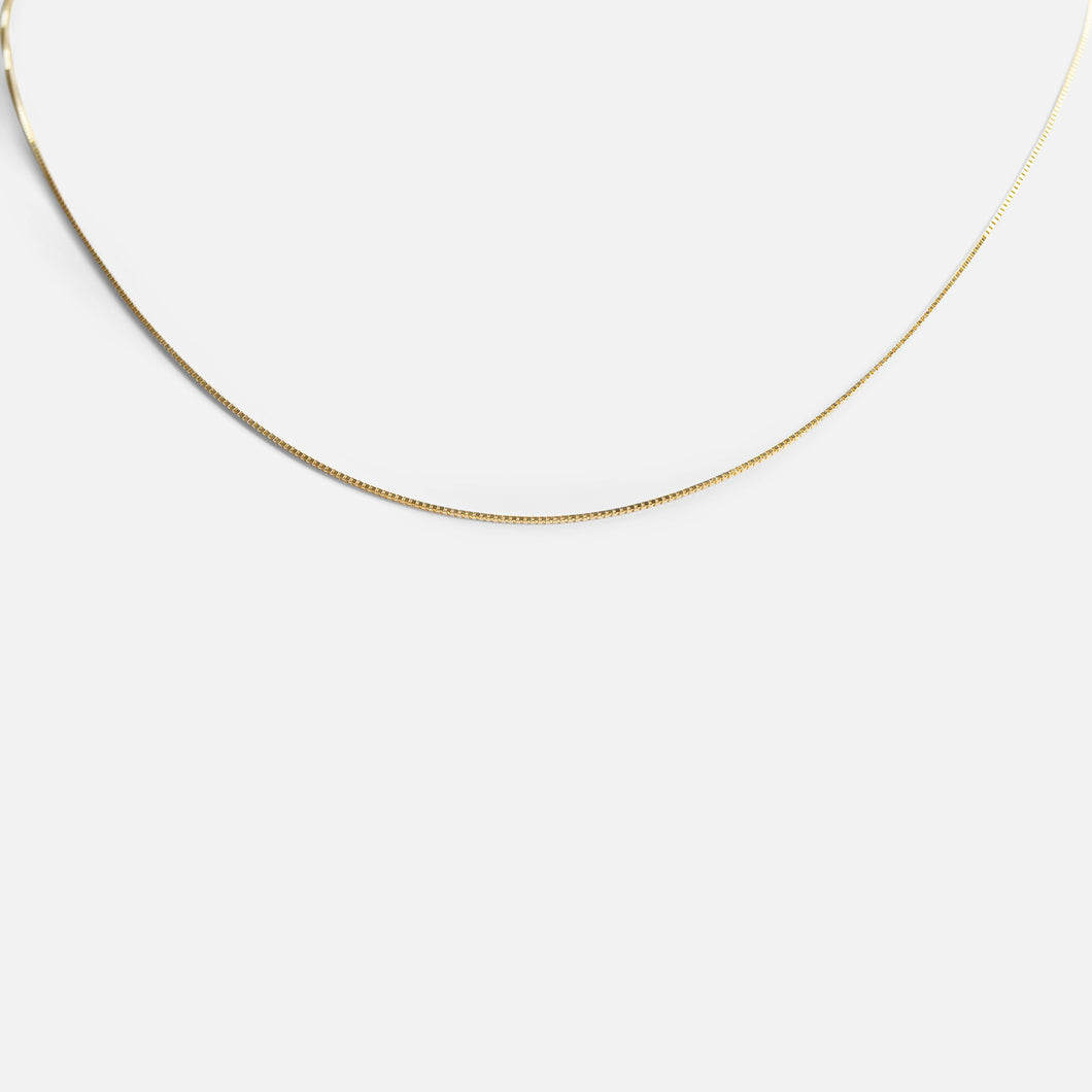 16’’ 10k yellow gold square chain