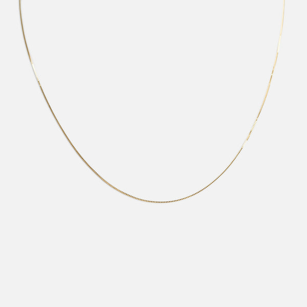 Load image into Gallery viewer, 18’’ 10k yellow gold square chain
