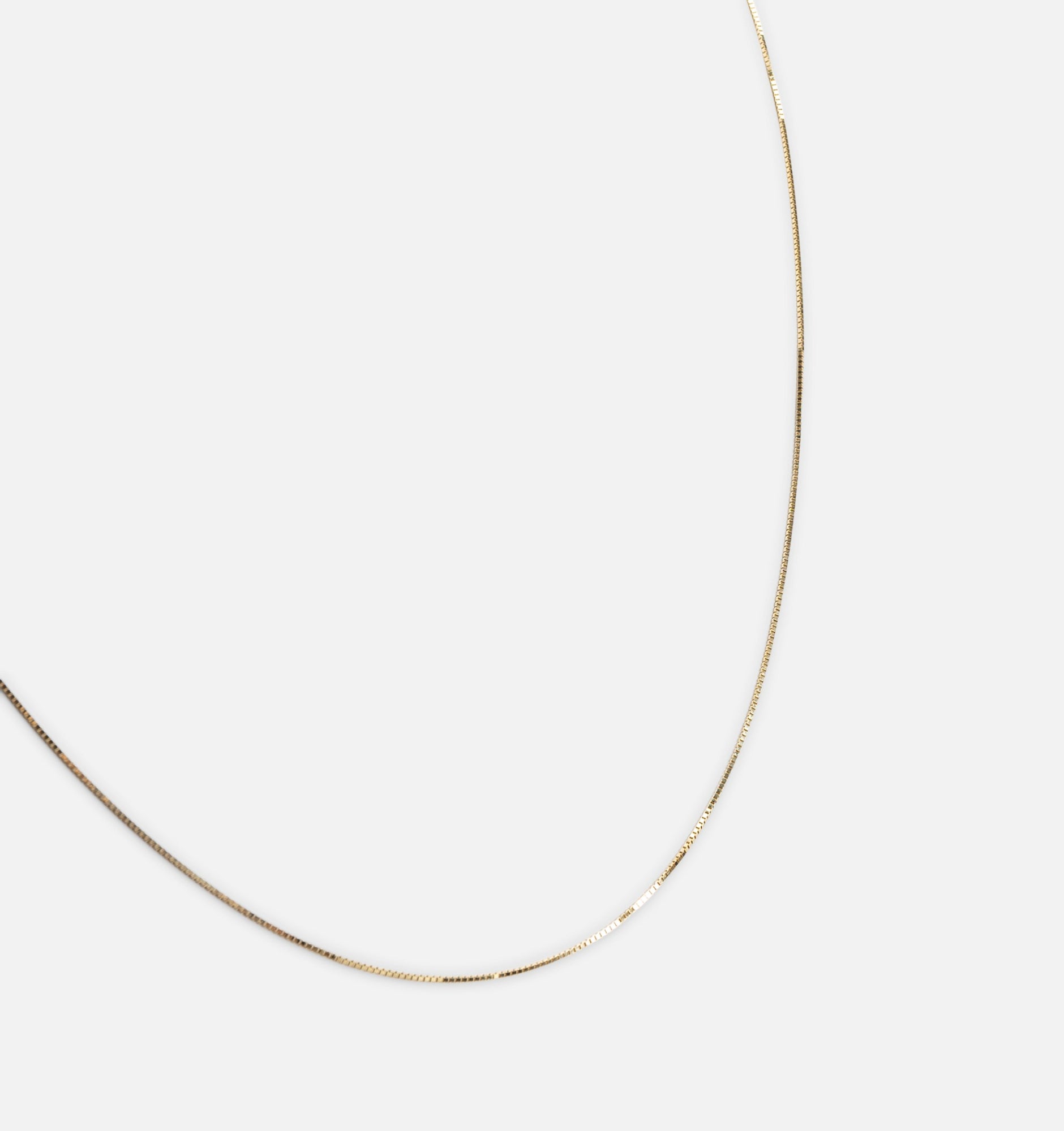 18’’ 10k yellow gold square chain