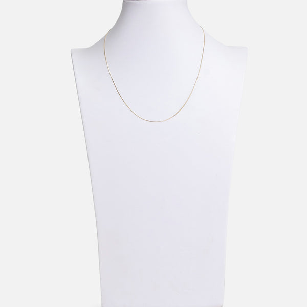 Load image into Gallery viewer, 20’’ 10k yellow gold square mesh chain
