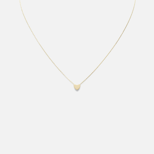Load image into Gallery viewer, 10k yellow gold pendant with small heart 
