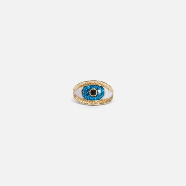 Load image into Gallery viewer, Golden ring with eye
